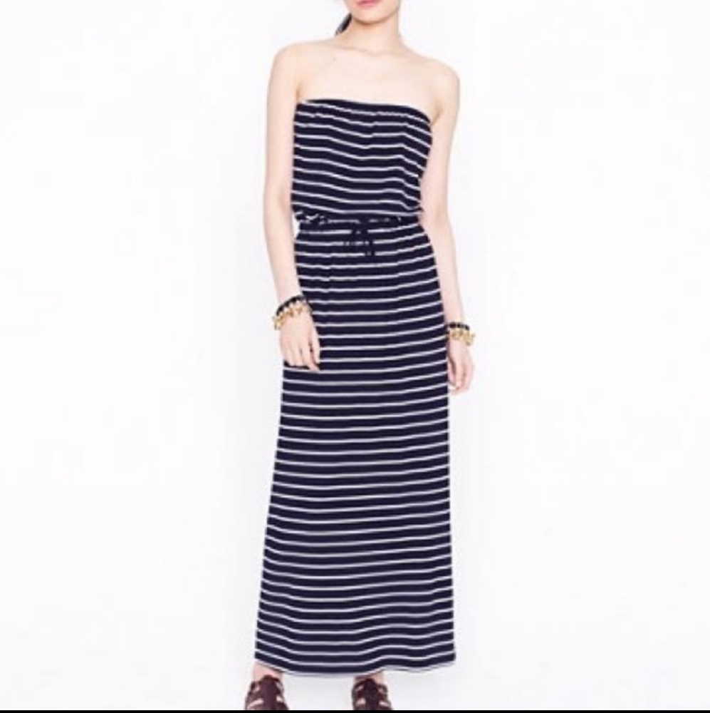 J.crew strapless maxi dress XS